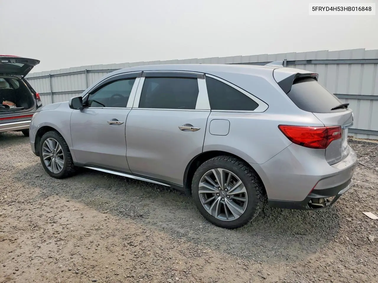 2017 Acura Mdx Technology VIN: 5FRYD4H53HB016848 Lot: 61087706
