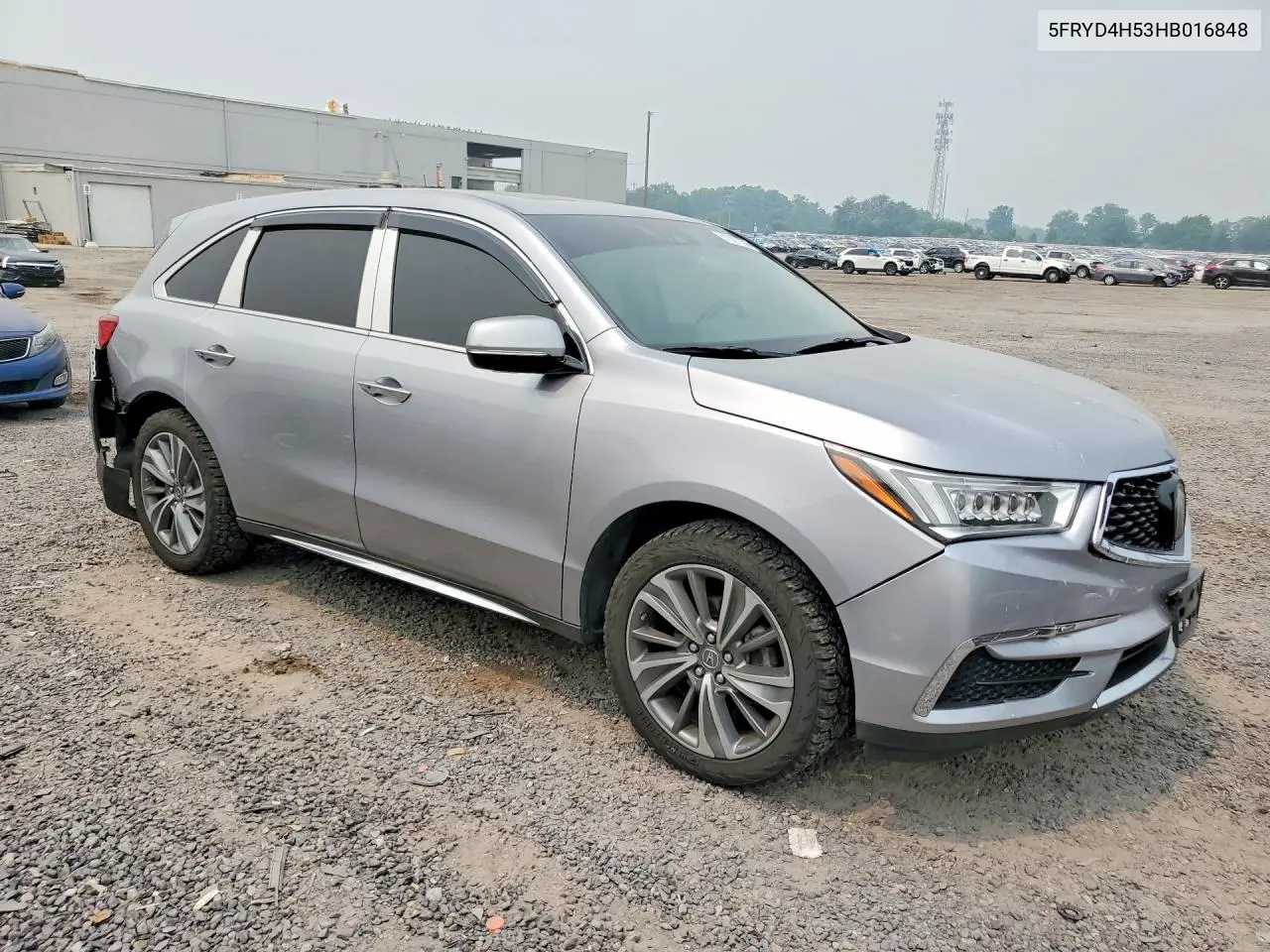 2017 Acura Mdx Technology VIN: 5FRYD4H53HB016848 Lot: 61087706