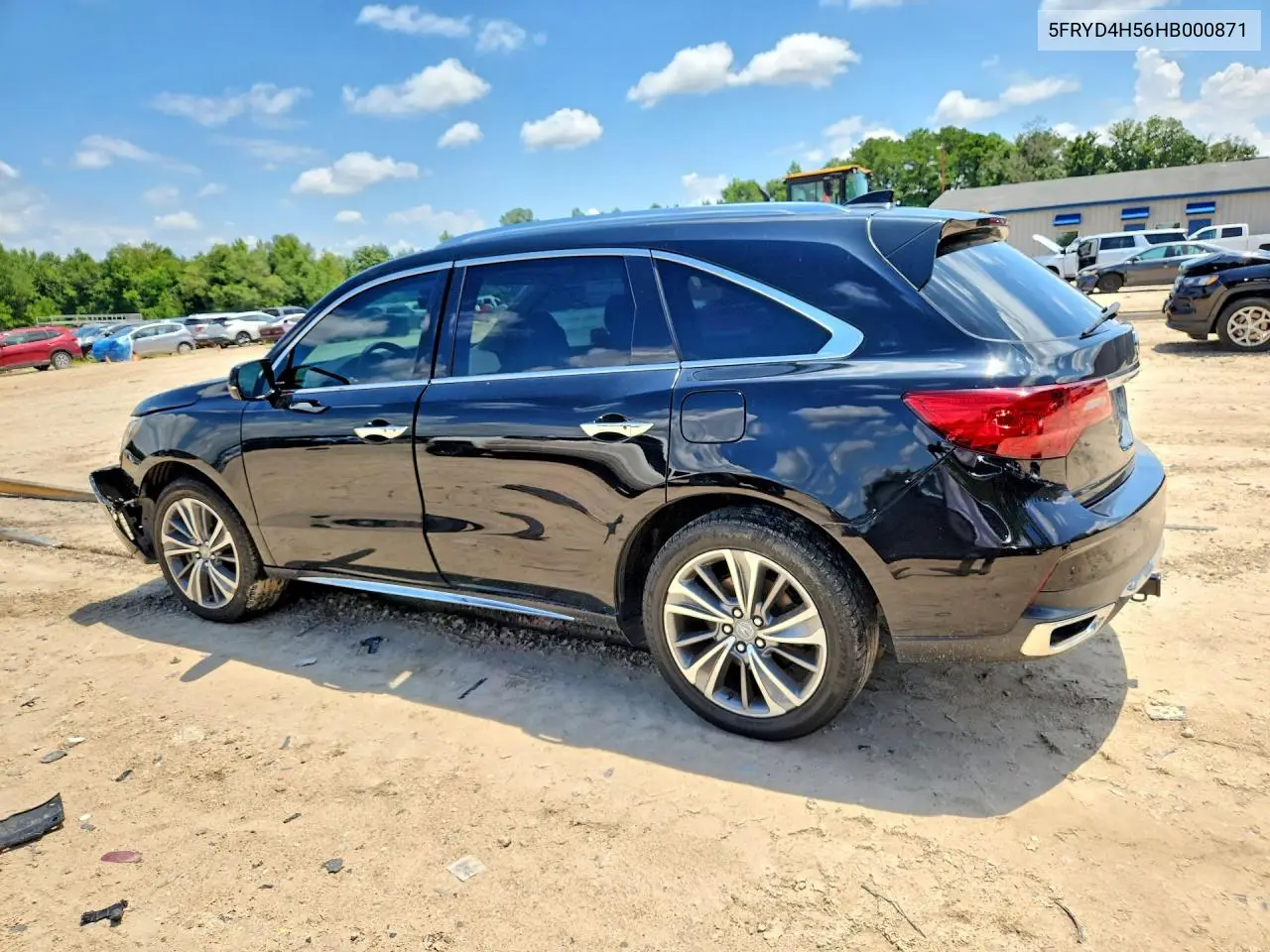 2017 Acura Mdx Technology VIN: 5FRYD4H56HB000871 Lot: 61231026