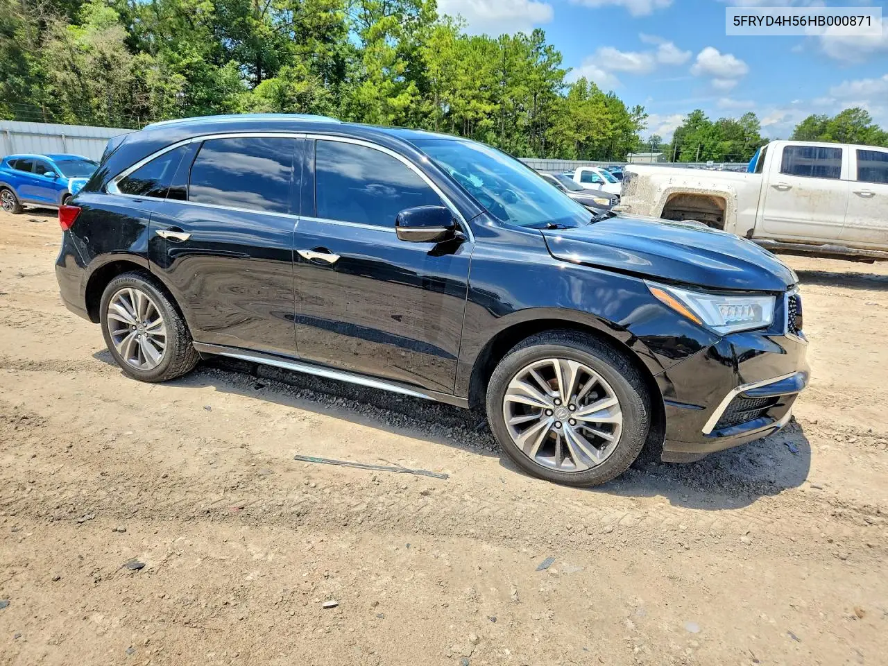 2017 Acura Mdx Technology VIN: 5FRYD4H56HB000871 Lot: 61231026