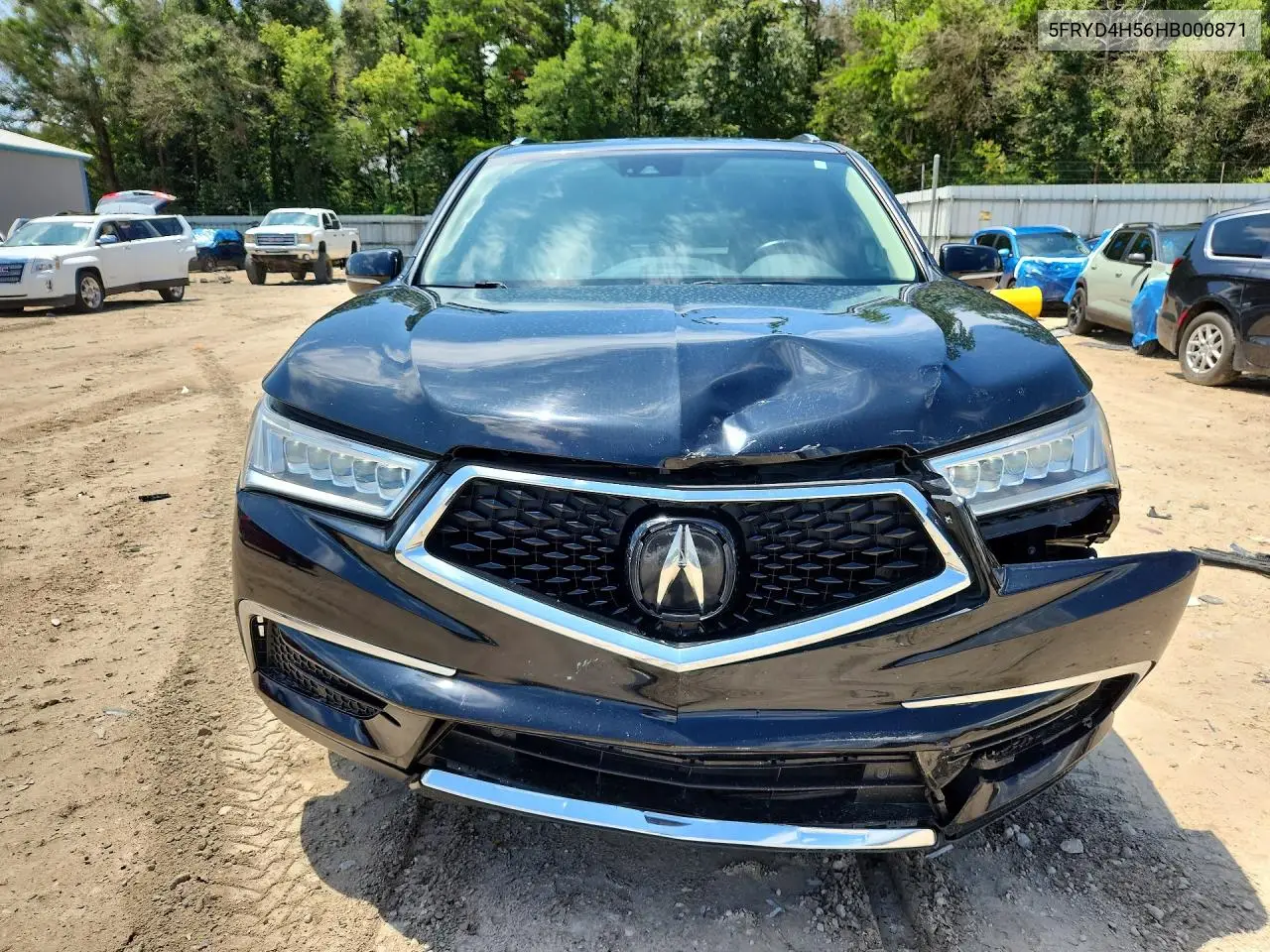2017 Acura Mdx Technology VIN: 5FRYD4H56HB000871 Lot: 61231026