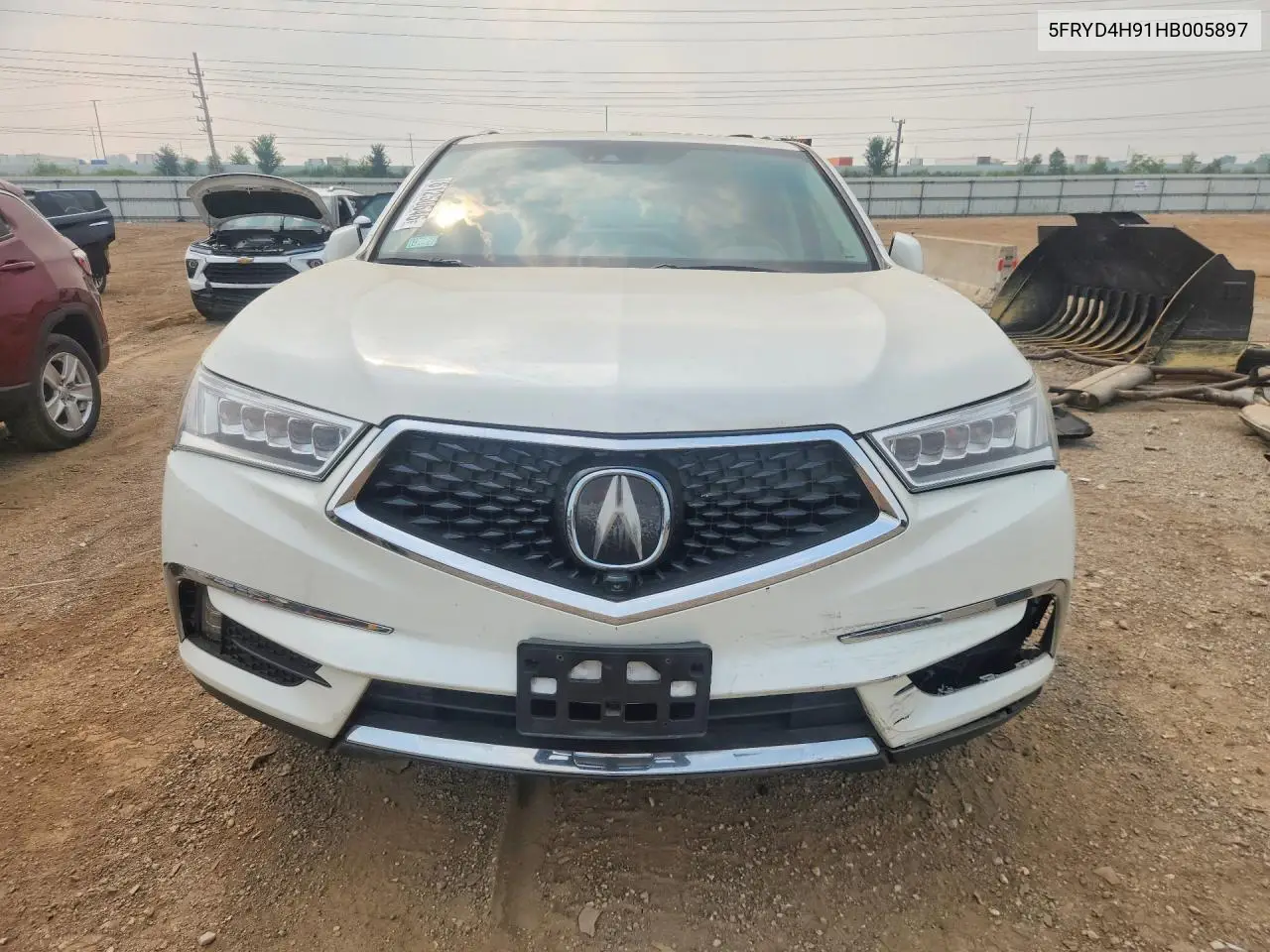 2017 Acura Mdx Advance VIN: 5FRYD4H91HB005897 Lot: 61250646