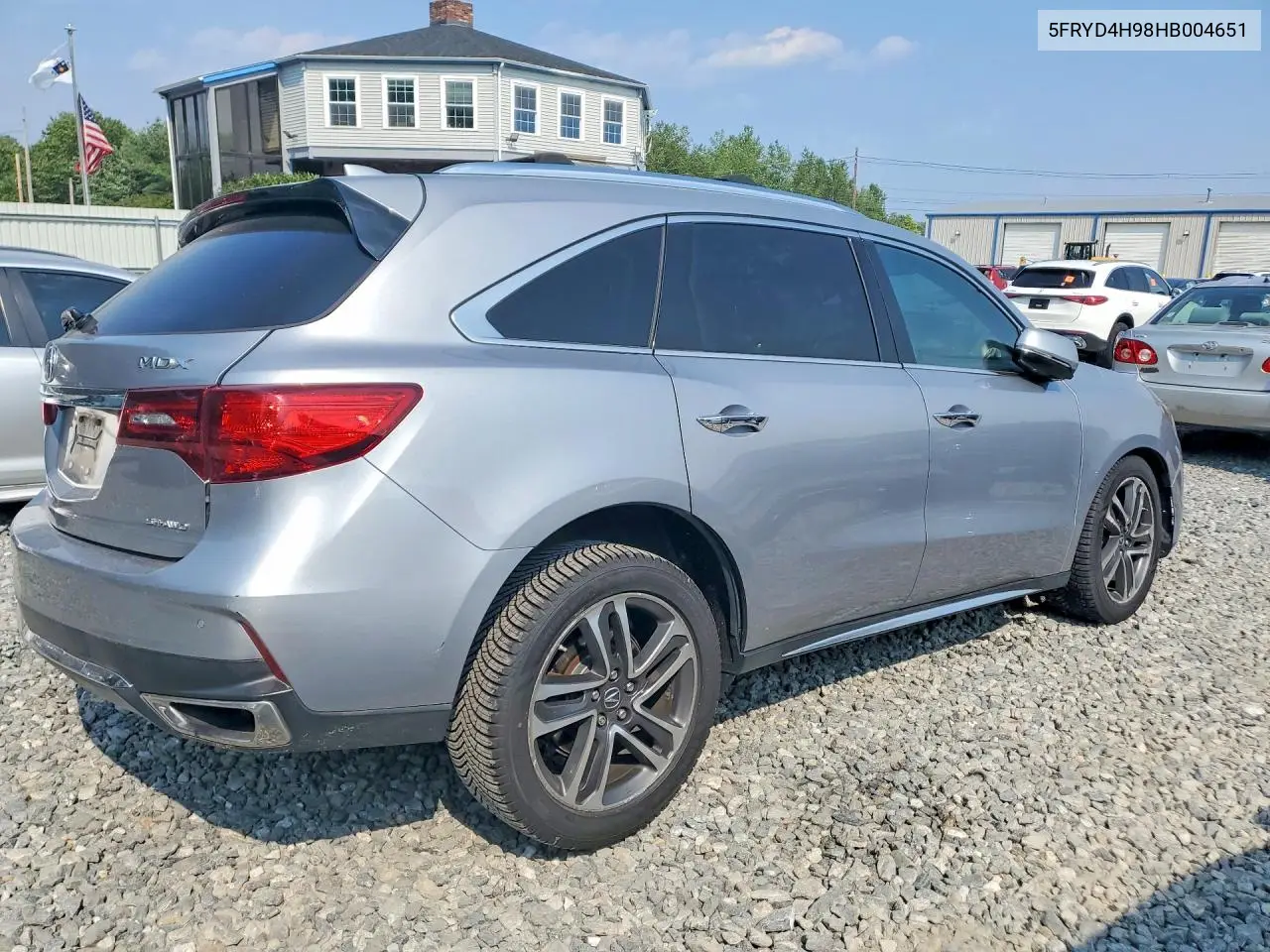 2017 Acura Mdx Advance VIN: 5FRYD4H98HB004651 Lot: 61376386