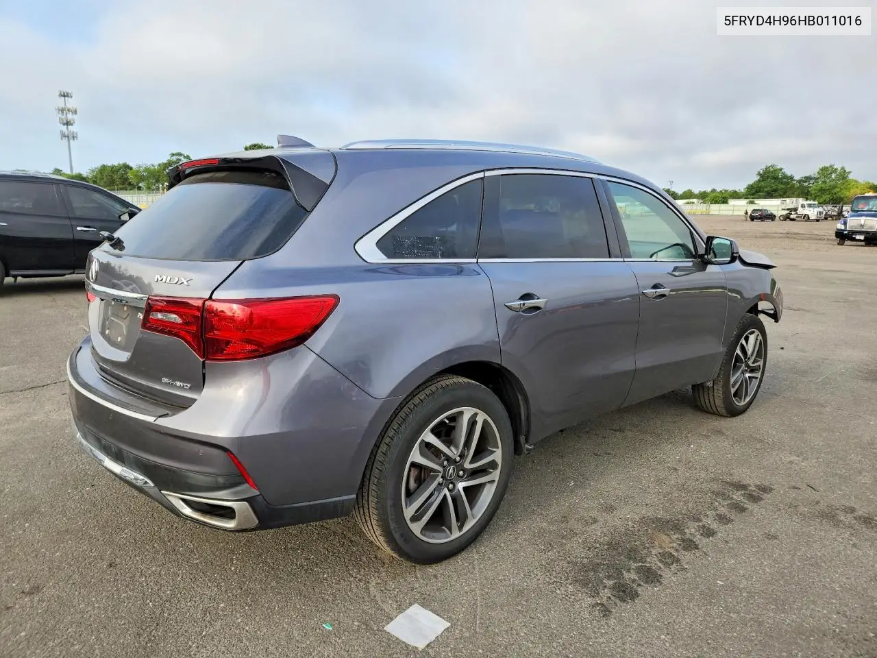 2017 Acura Mdx Advance VIN: 5FRYD4H96HB011016 Lot: 61519266