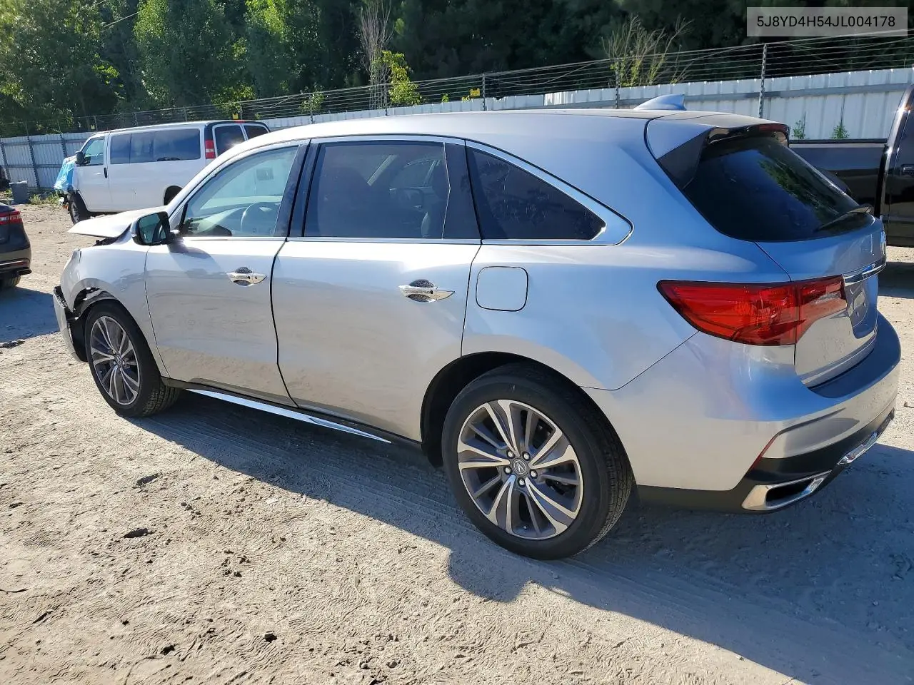 2018 Acura Mdx Technology VIN: 5J8YD4H54JL004178 Lot: 56181656