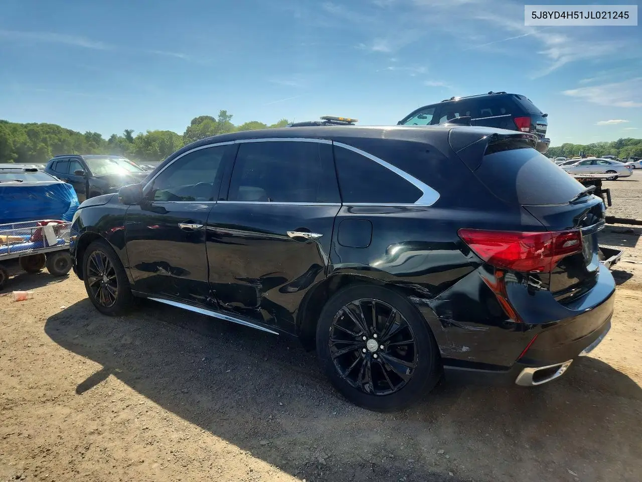 2018 Acura Mdx Technology VIN: 5J8YD4H51JL021245 Lot: 56273276