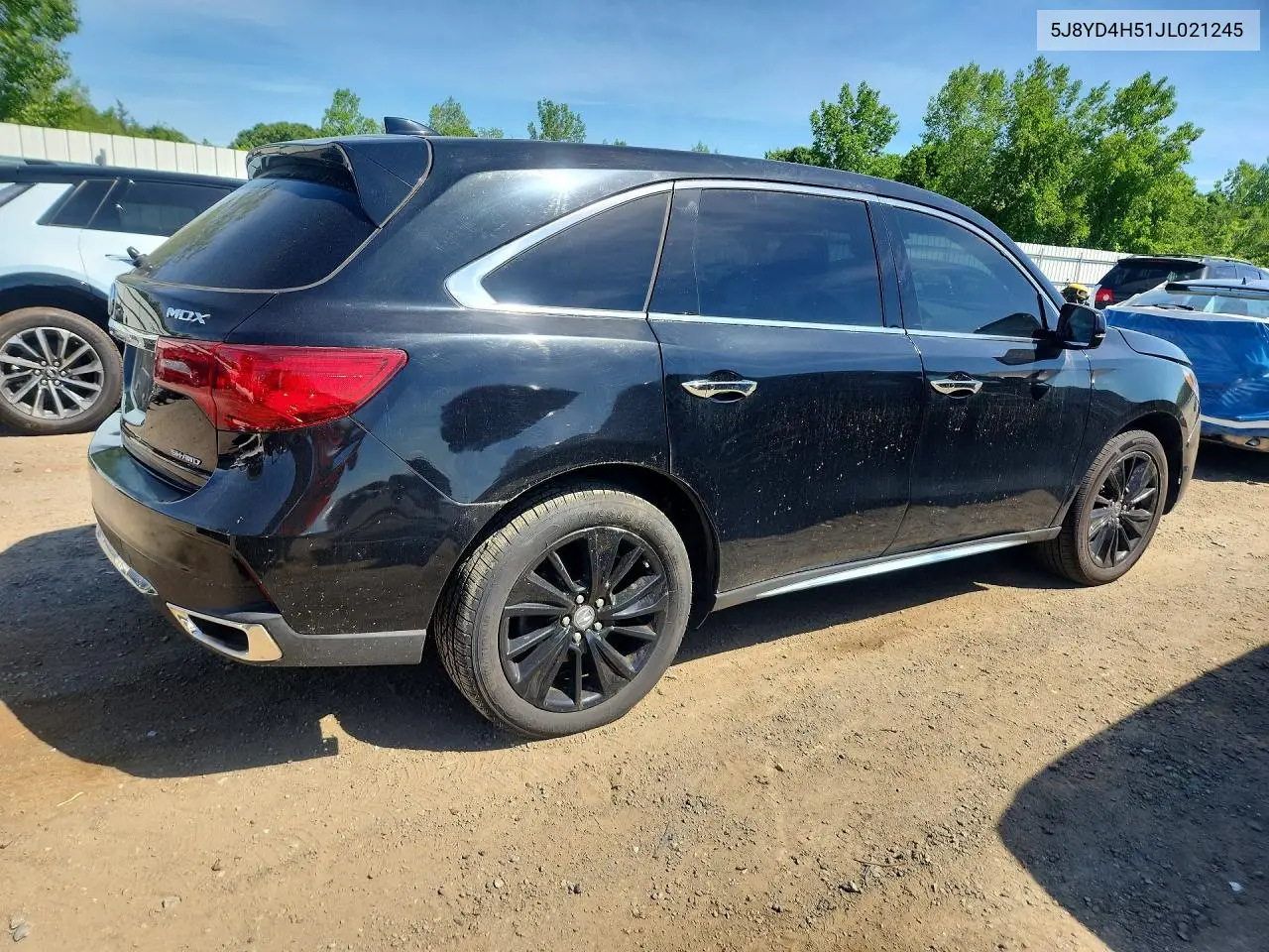 2018 Acura Mdx Technology VIN: 5J8YD4H51JL021245 Lot: 56273276
