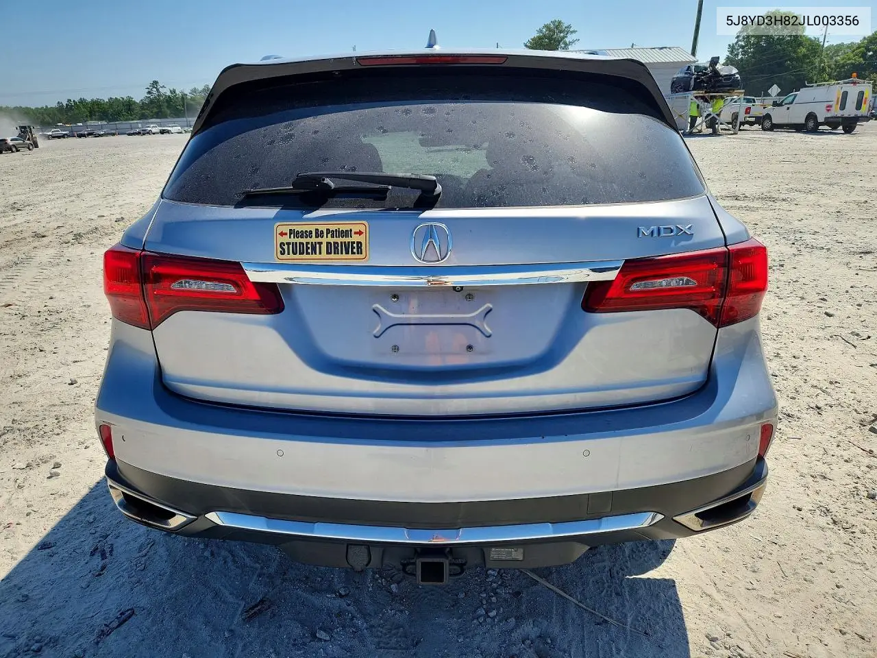 2018 Acura Mdx Advance VIN: 5J8YD3H82JL003356 Lot: 58319436
