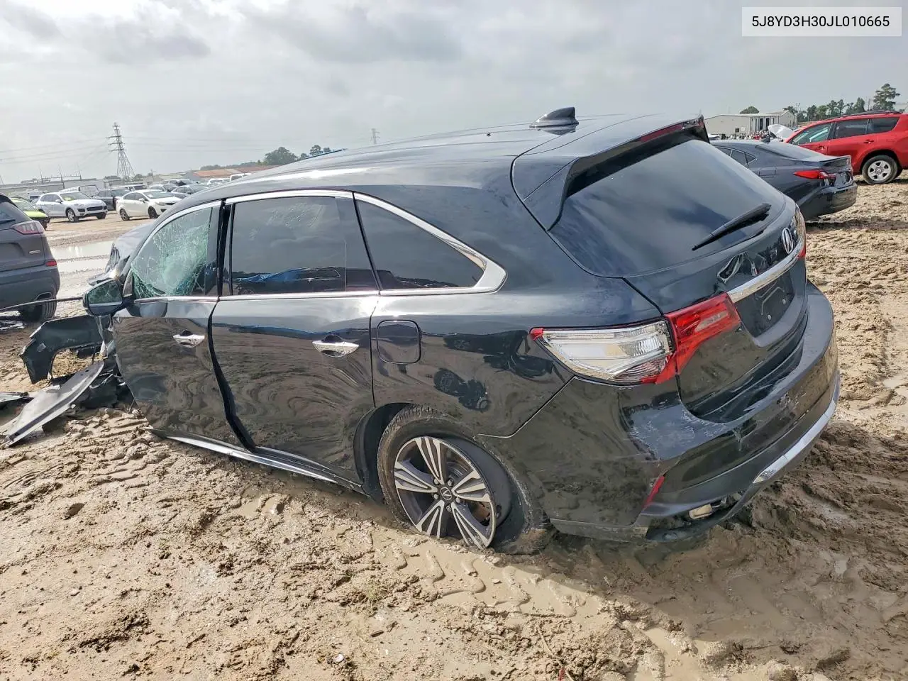 2018 Acura Mdx VIN: 5J8YD3H30JL010665 Lot: 61118856