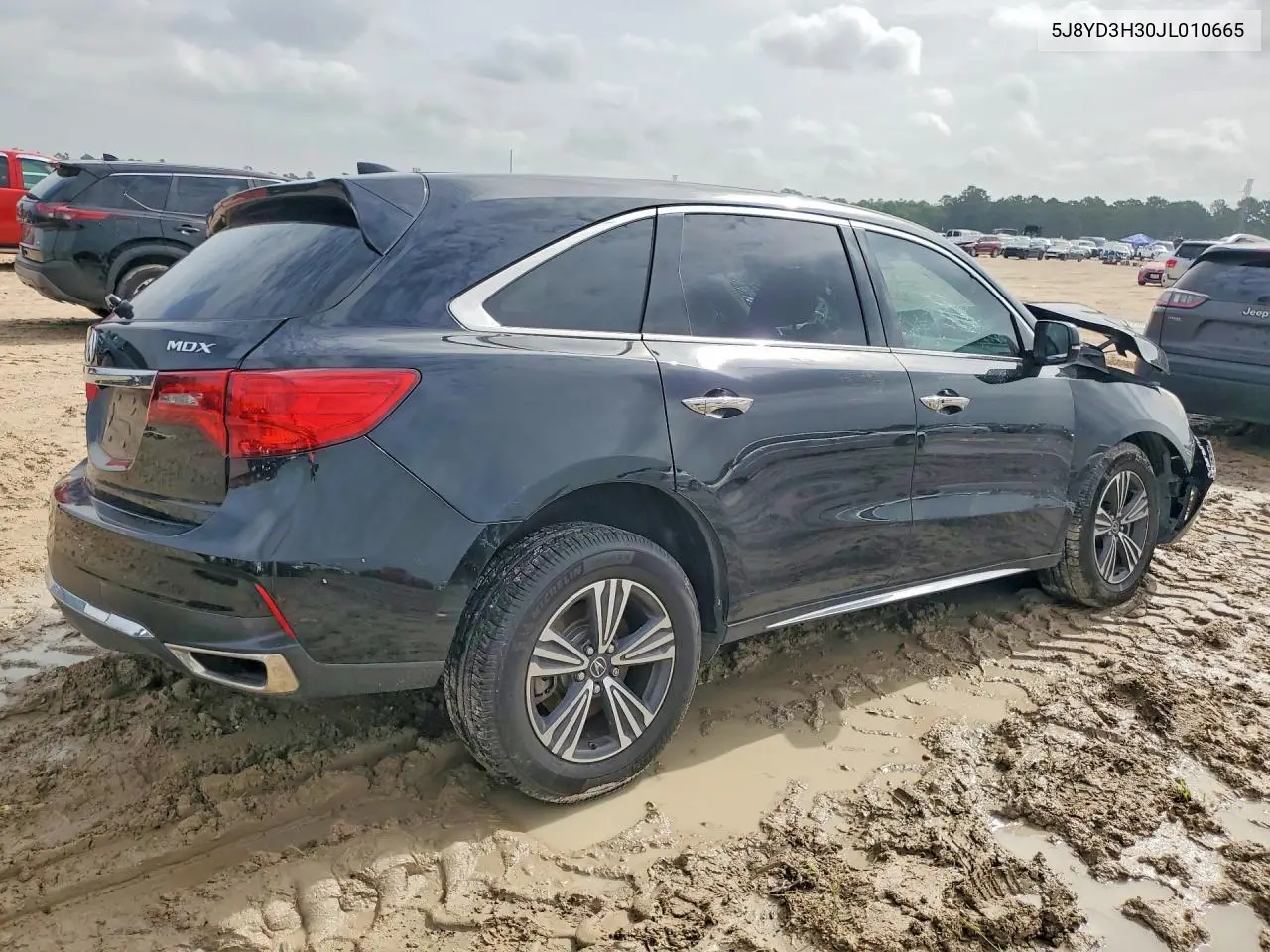 2018 Acura Mdx VIN: 5J8YD3H30JL010665 Lot: 61118856