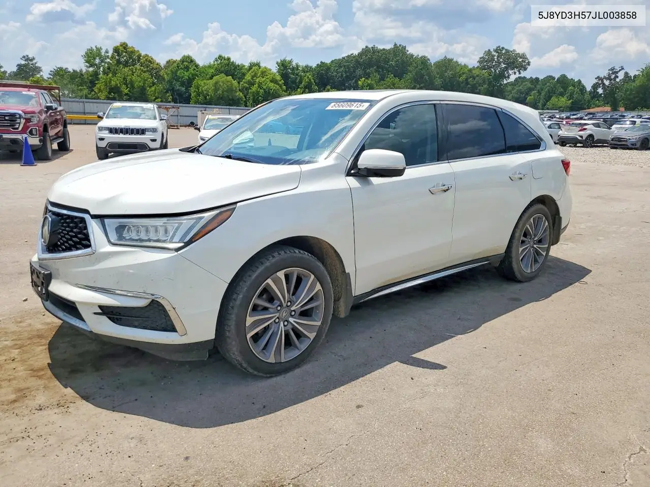2018 Acura Mdx Technology VIN: 5J8YD3H57JL003858 Lot: 85609615