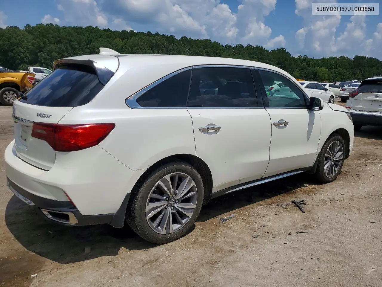 2018 Acura Mdx Technology VIN: 5J8YD3H57JL003858 Lot: 85609615