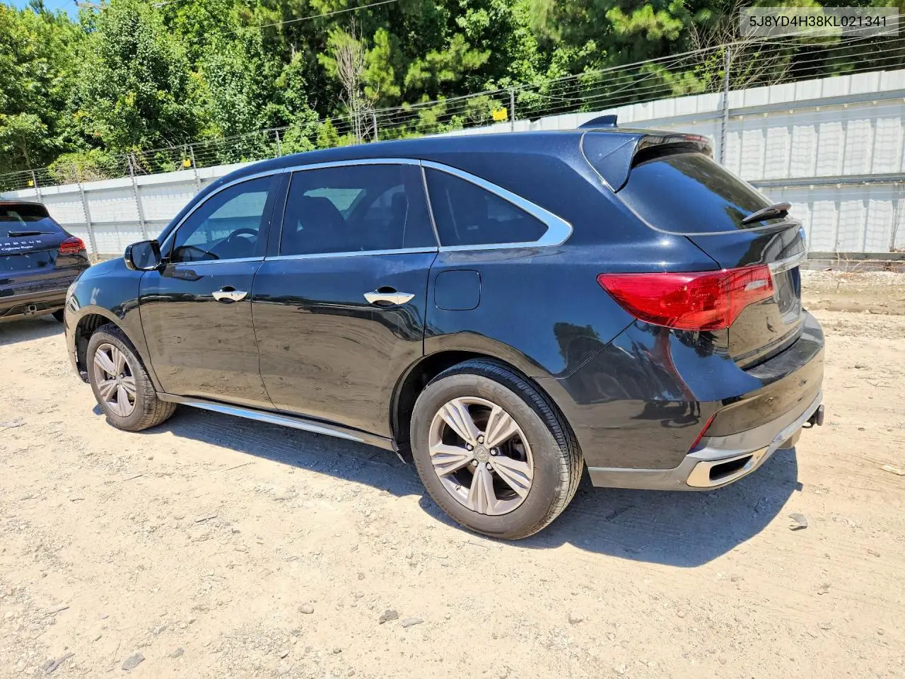 2019 Acura Mdx VIN: 5J8YD4H38KL021341 Lot: 61153356