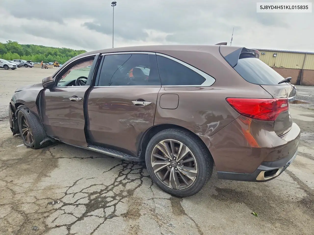 2019 Acura Mdx Technology VIN: 5J8YD4H51KL015835 Lot: 61245036