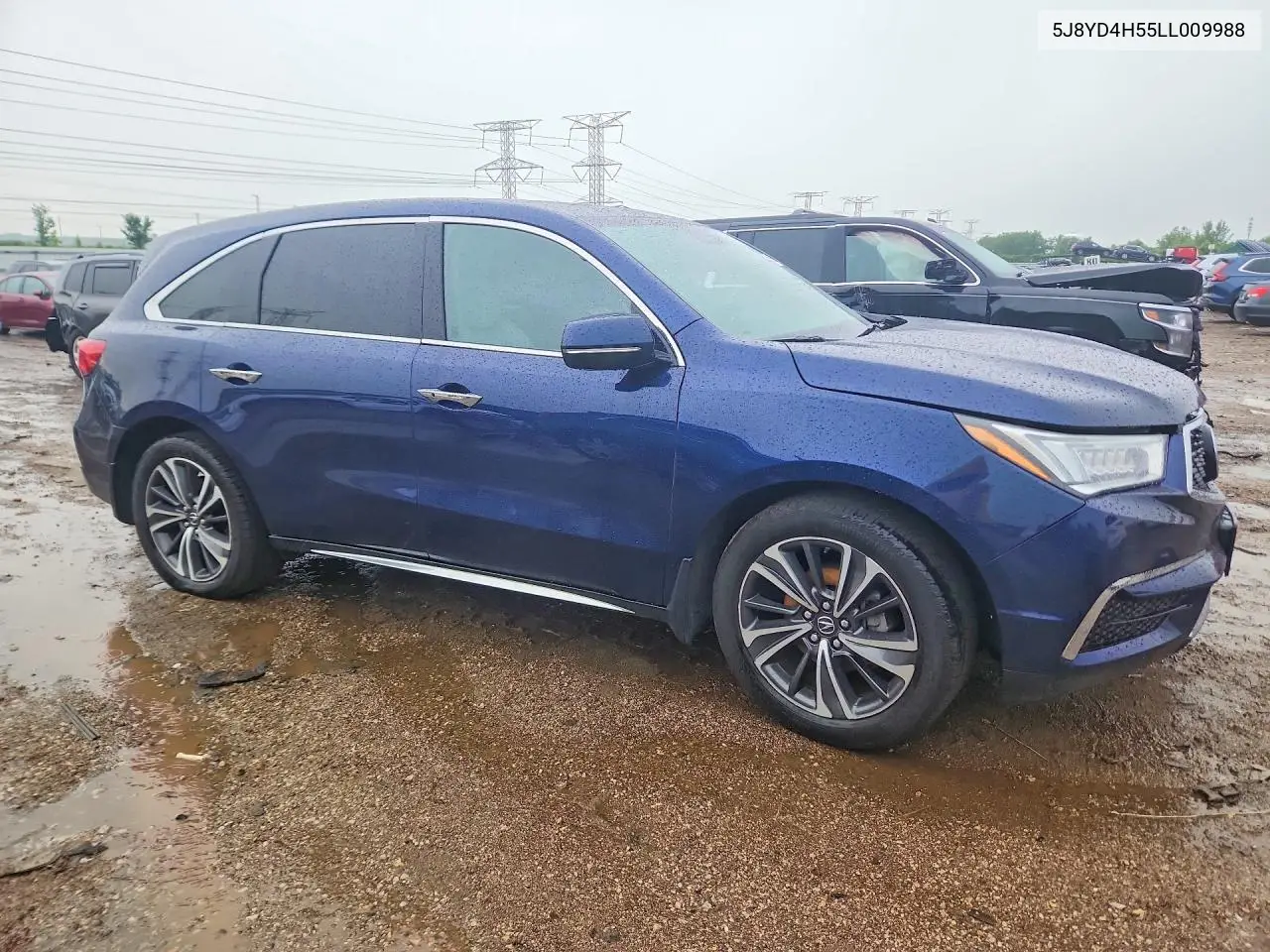 2020 Acura Mdx Technology VIN: 5J8YD4H55LL009988 Lot: 56961326