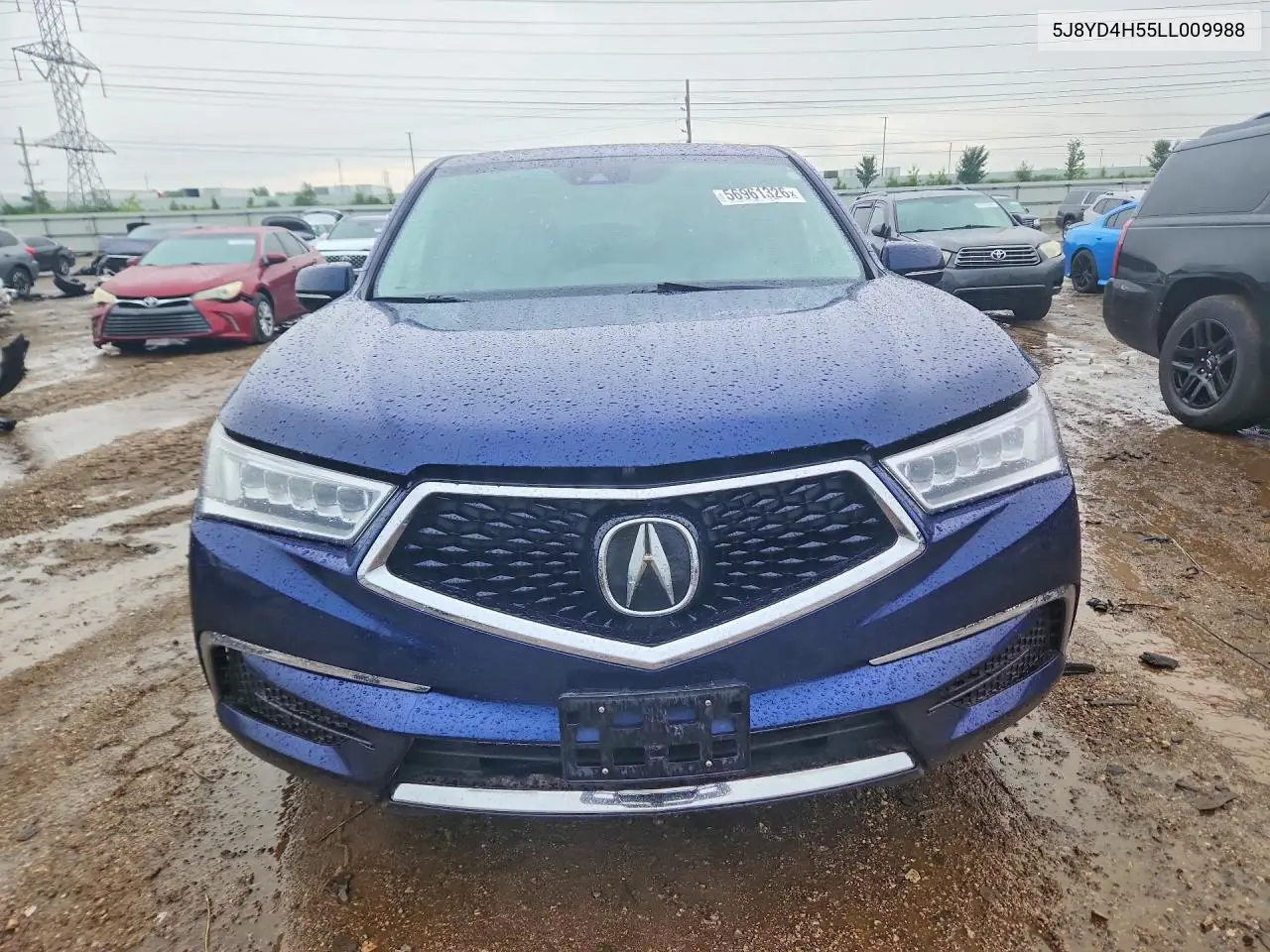 2020 Acura Mdx Technology VIN: 5J8YD4H55LL009988 Lot: 56961326