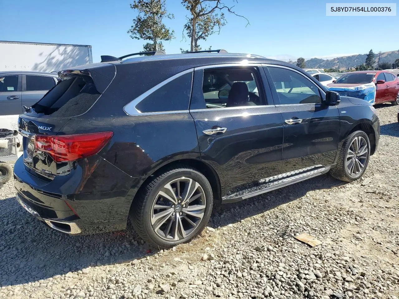 2020 Acura Mdx Sport Hybrid Technology VIN: 5J8YD7H54LL000376 Lot: 59164496