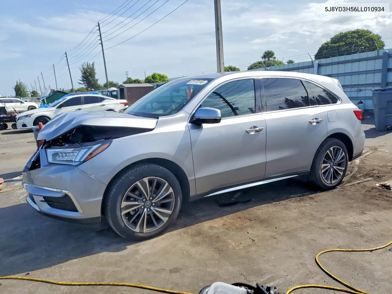2020 Acura Mdx Technology VIN: 5J8YD3H56LL010934 Lot: 61170146
