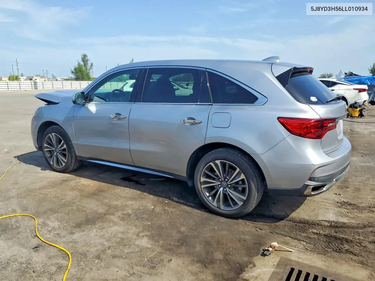 2020 Acura Mdx Technology VIN: 5J8YD3H56LL010934 Lot: 61170146
