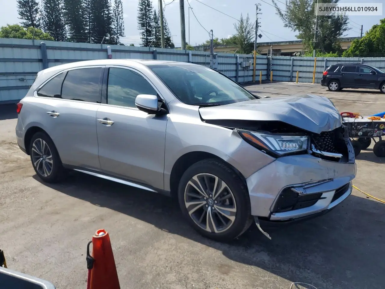 2020 Acura Mdx Technology VIN: 5J8YD3H56LL010934 Lot: 61170146