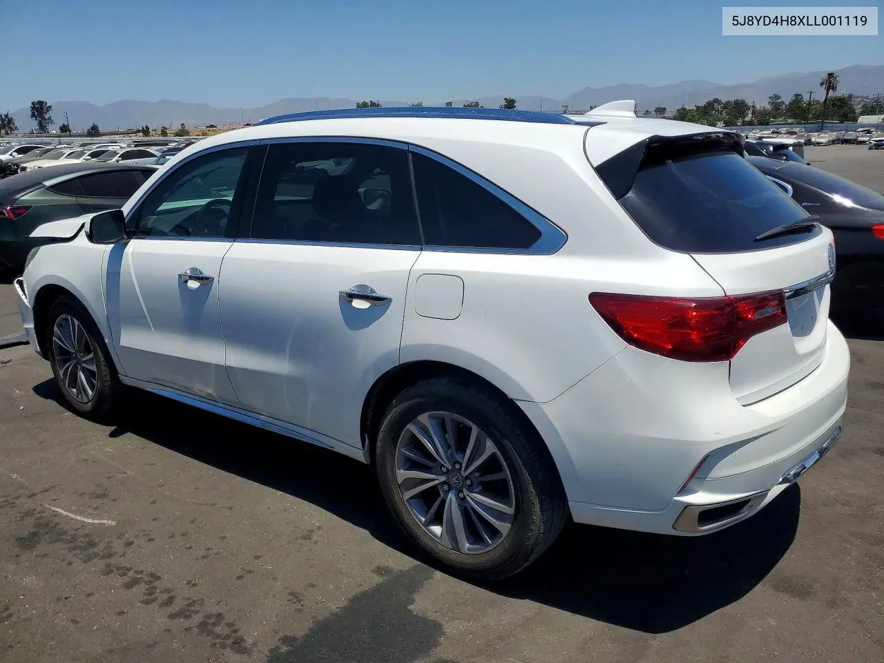 2020 Acura Mdx Advance VIN: 5J8YD4H8XLL001119 Lot: 61623646