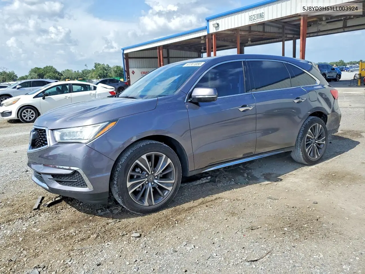 2020 Acura Mdx Technology VIN: 5J8YD3H51LL003924 Lot: 62207056