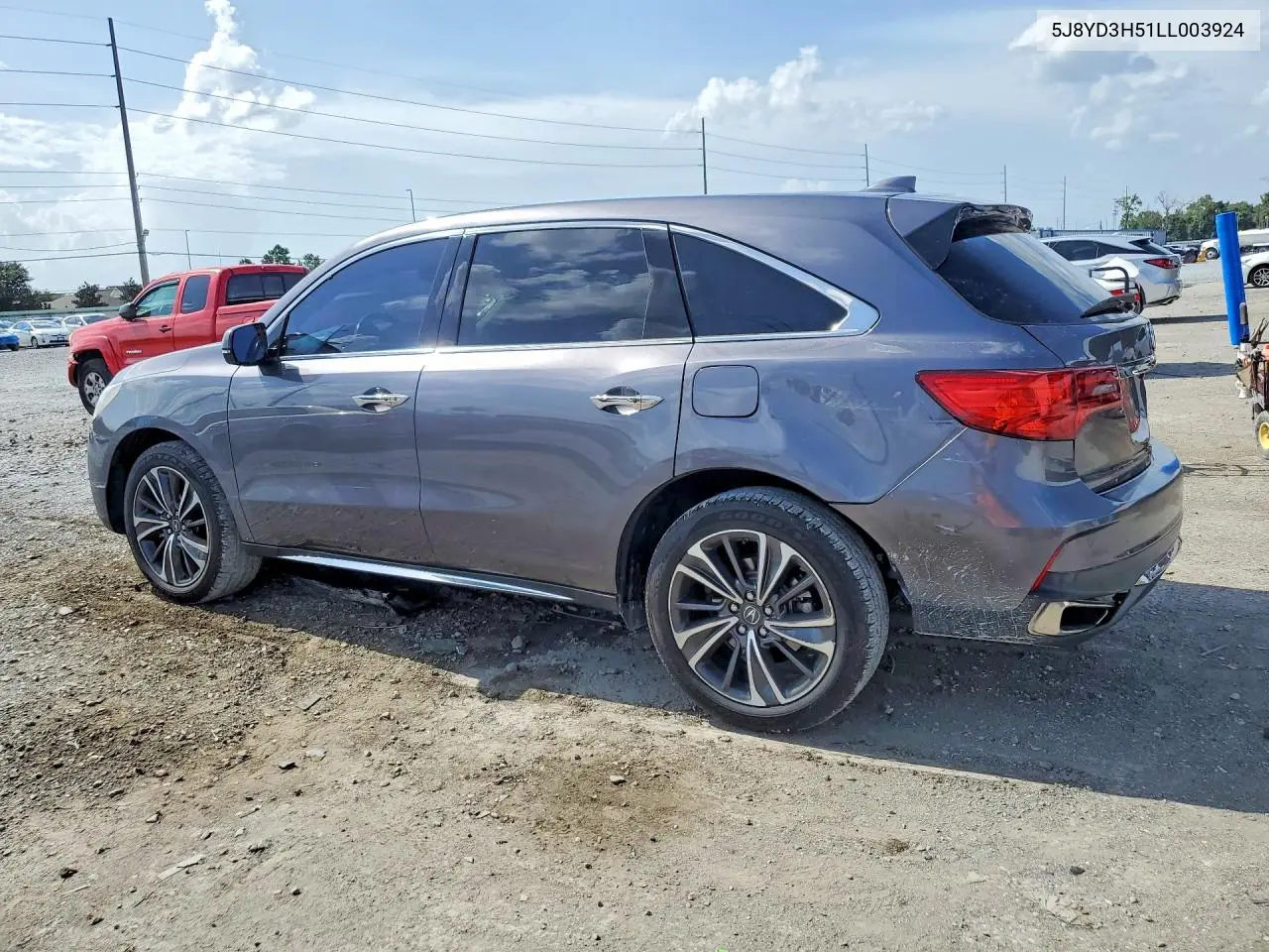2020 Acura Mdx Technology VIN: 5J8YD3H51LL003924 Lot: 62207056