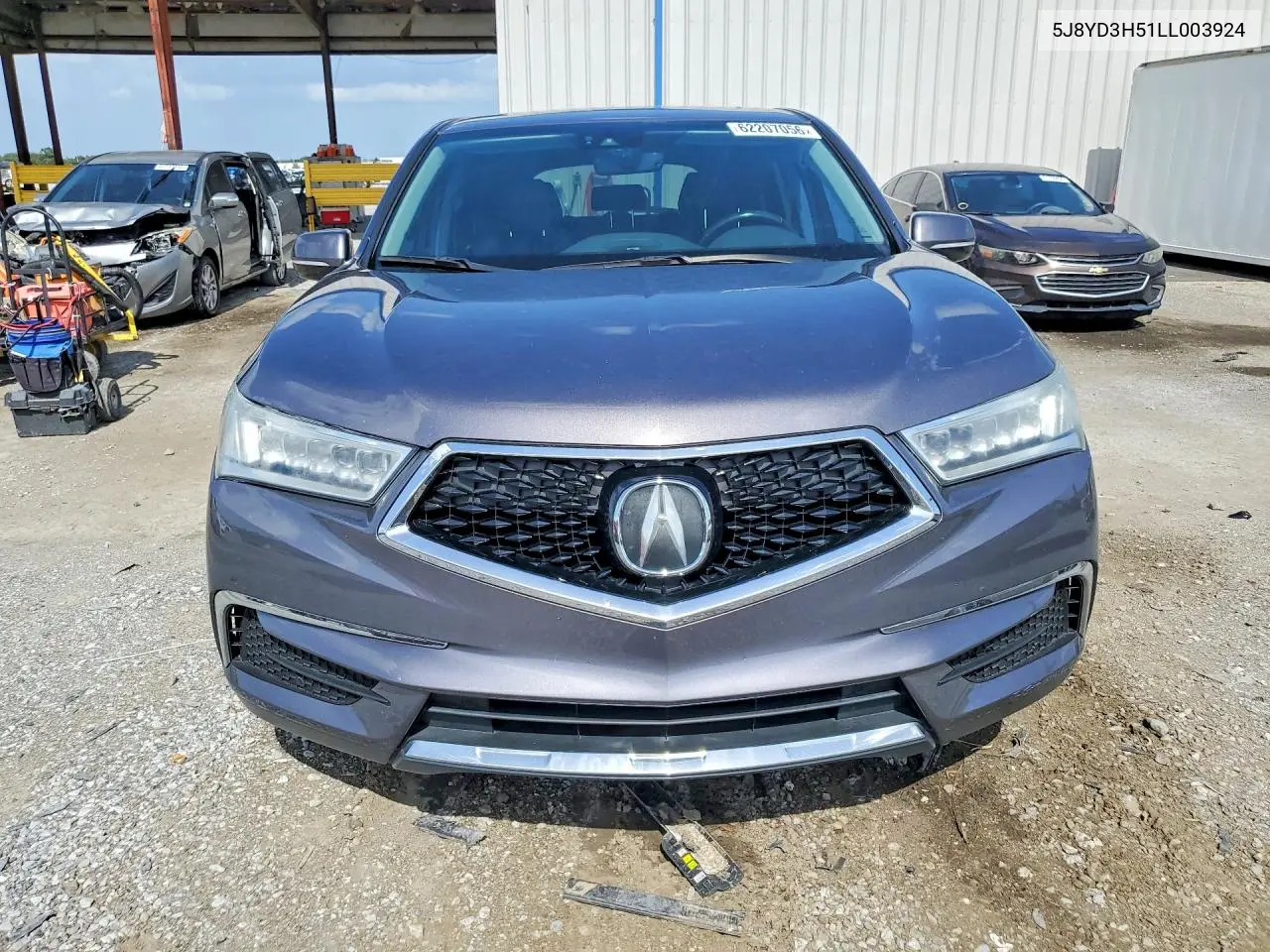 2020 Acura Mdx Technology VIN: 5J8YD3H51LL003924 Lot: 62207056