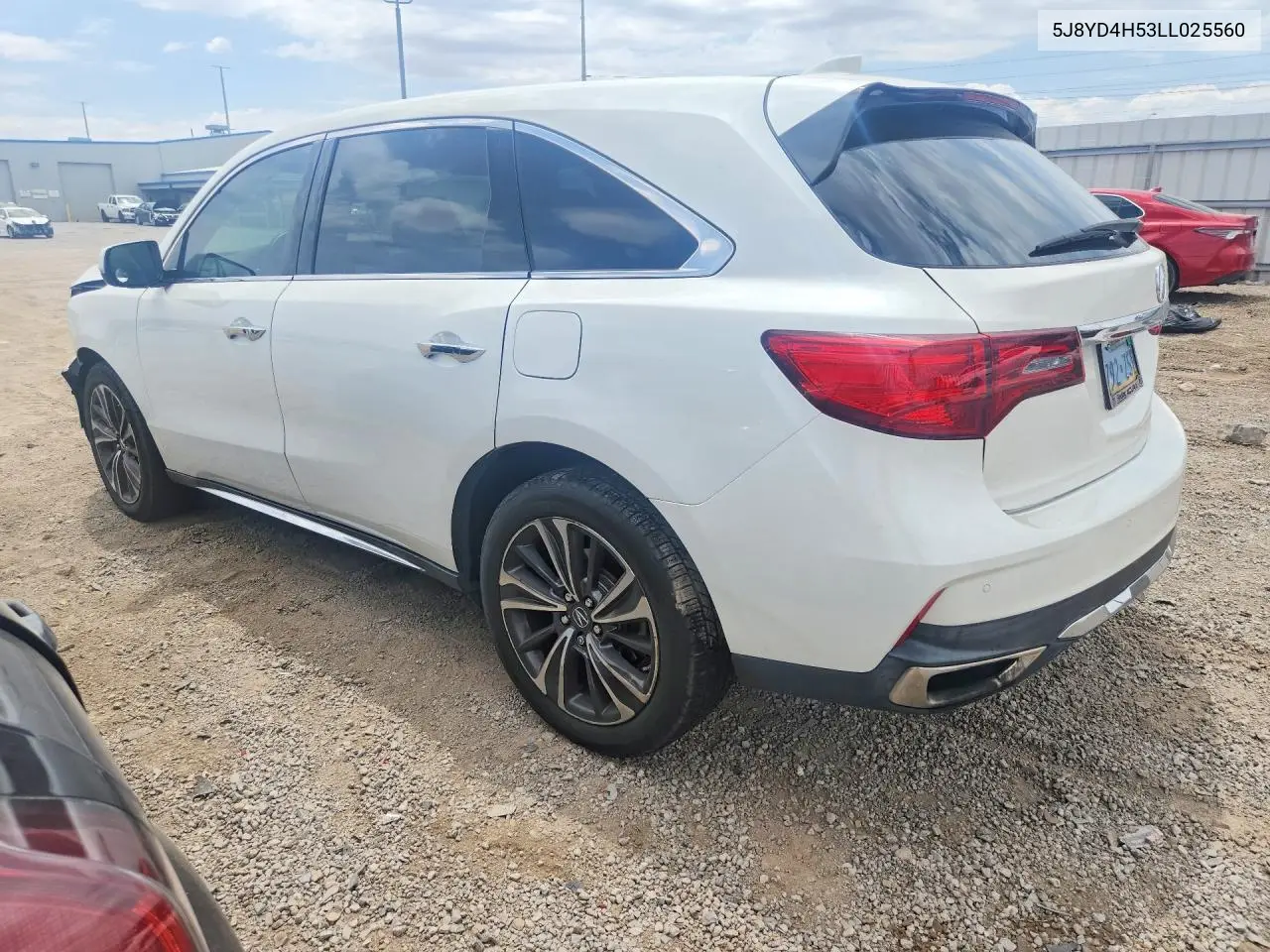 2020 Acura Mdx Technology VIN: 5J8YD4H53LL025560 Lot: 62313666