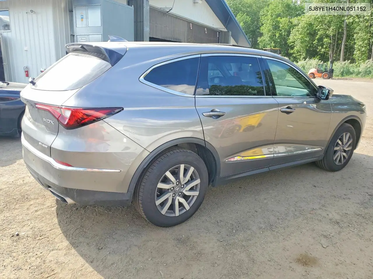 2022 Acura Mdx Technology VIN: 5J8YE1H40NL051152 Lot: 57034256