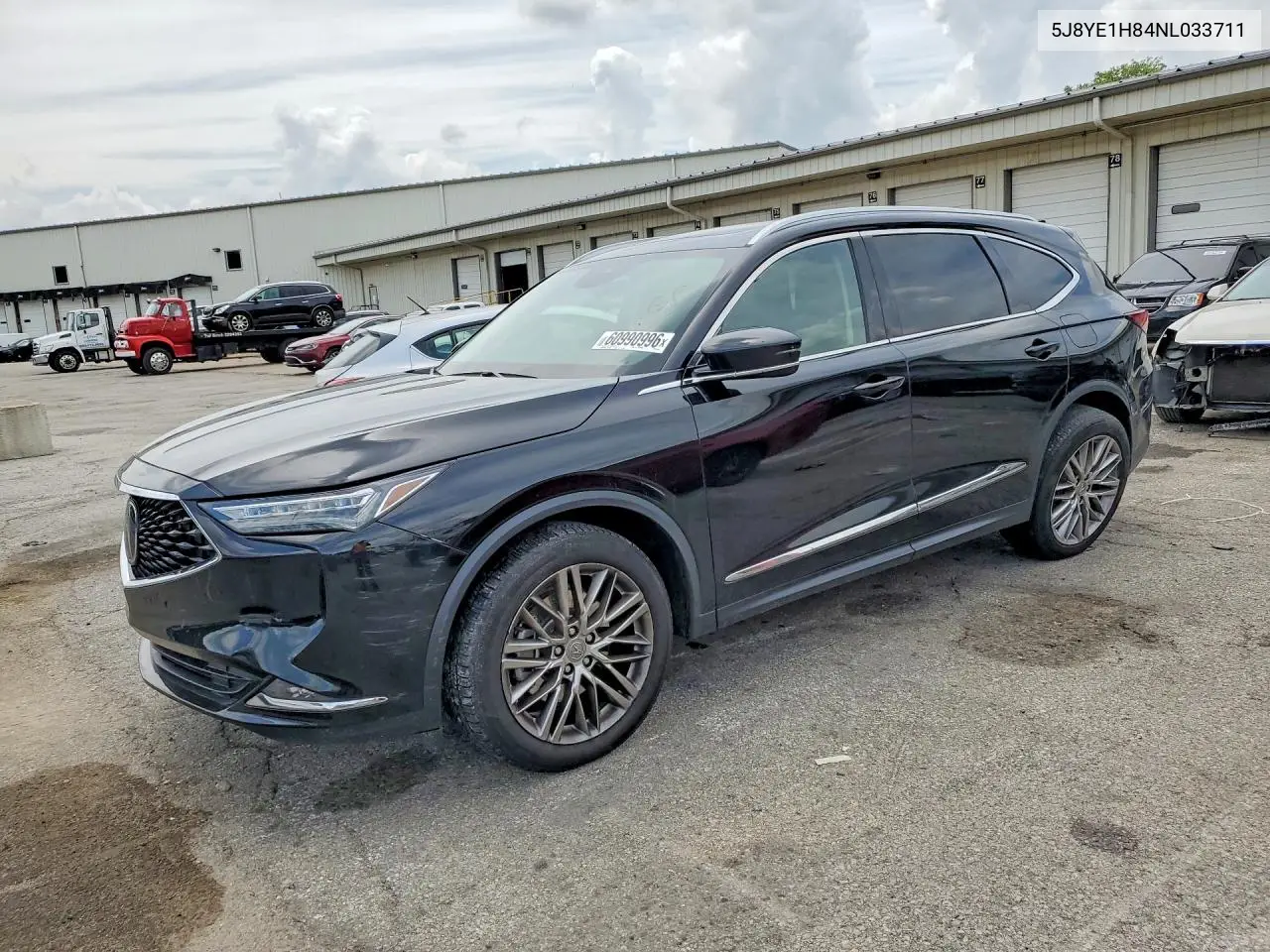 2022 Acura Mdx Advance VIN: 5J8YE1H84NL033711 Lot: 60990996