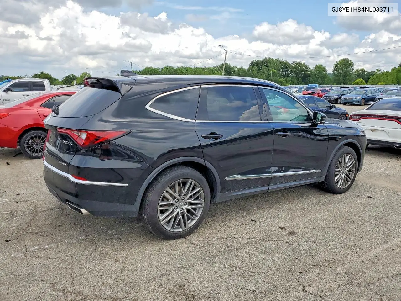2022 Acura Mdx Advance VIN: 5J8YE1H84NL033711 Lot: 60990996