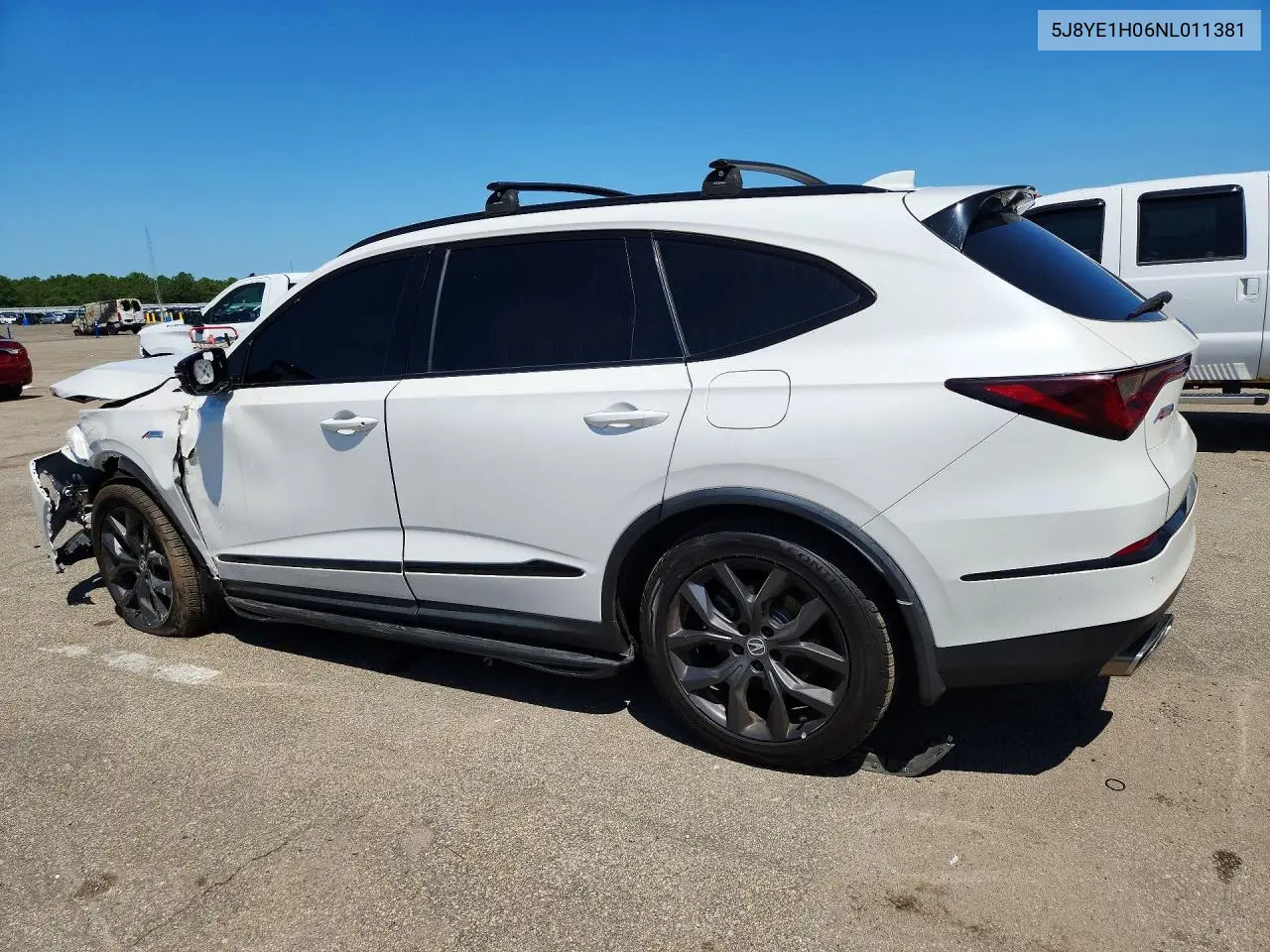 2022 Acura Mdx A-Spec VIN: 5J8YE1H06NL011381 Lot: 85448155