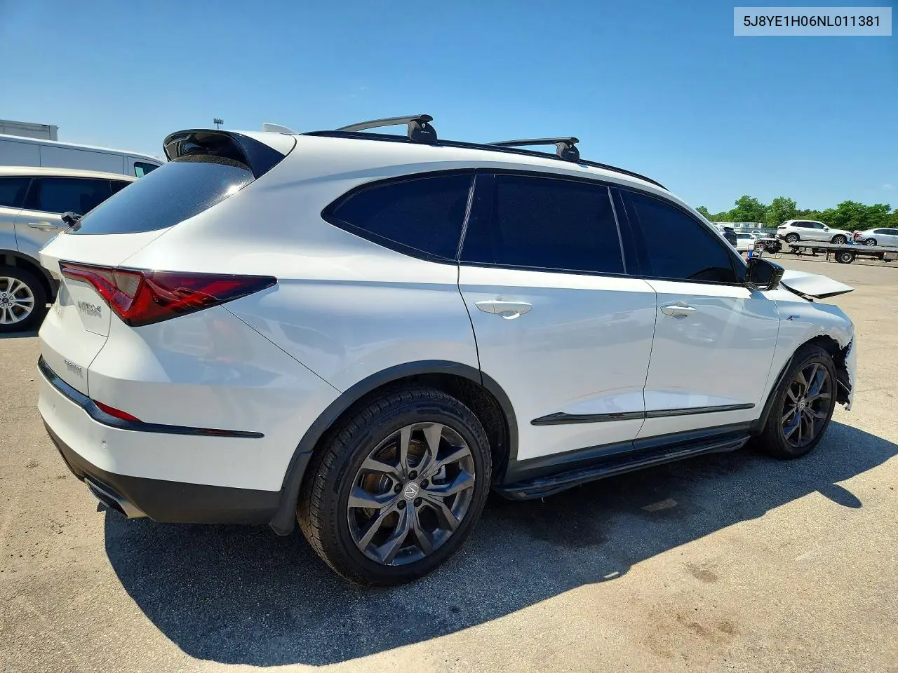 2022 Acura Mdx A-Spec VIN: 5J8YE1H06NL011381 Lot: 85448155