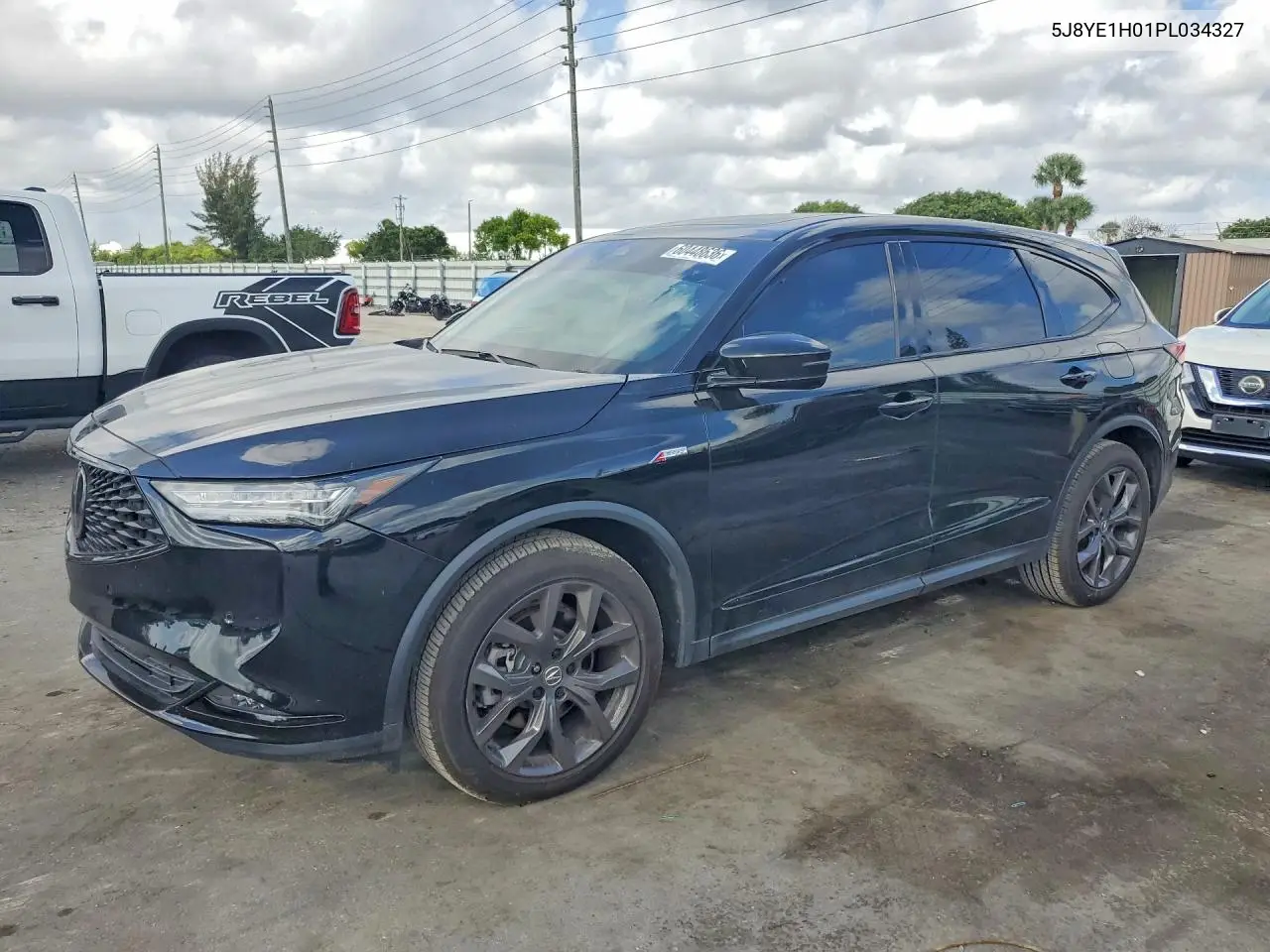 2023 Acura Mdx A-Spec VIN: 5J8YE1H01PL034327 Lot: 60448636