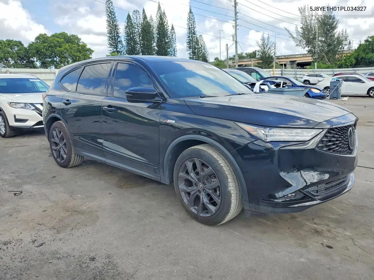 2023 Acura Mdx A-Spec VIN: 5J8YE1H01PL034327 Lot: 60448636