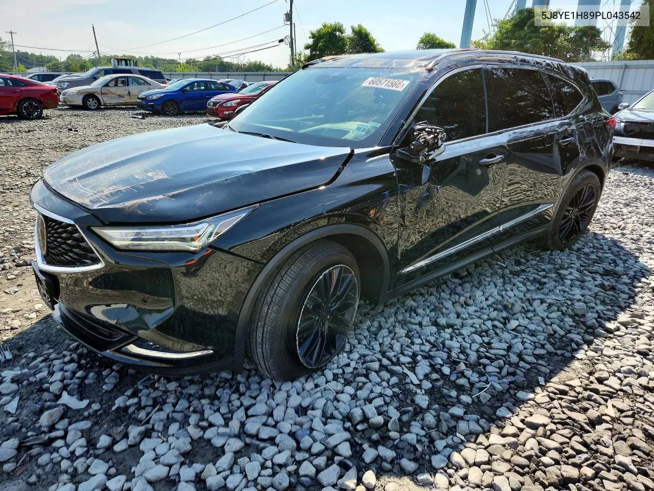 2023 Acura Mdx Advance VIN: 5J8YE1H89PL043542 Lot: 60571566