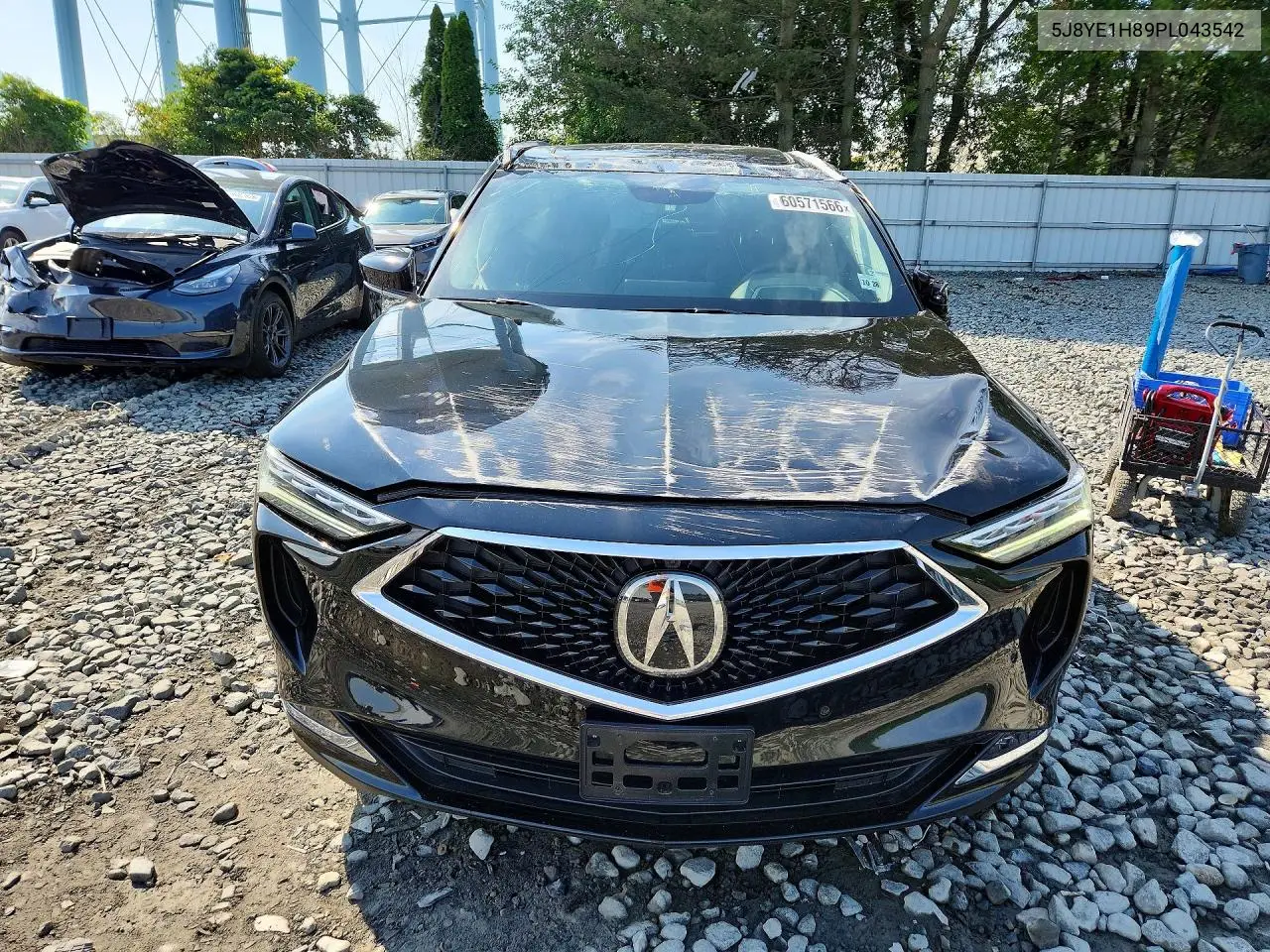 2023 Acura Mdx Advance VIN: 5J8YE1H89PL043542 Lot: 60571566