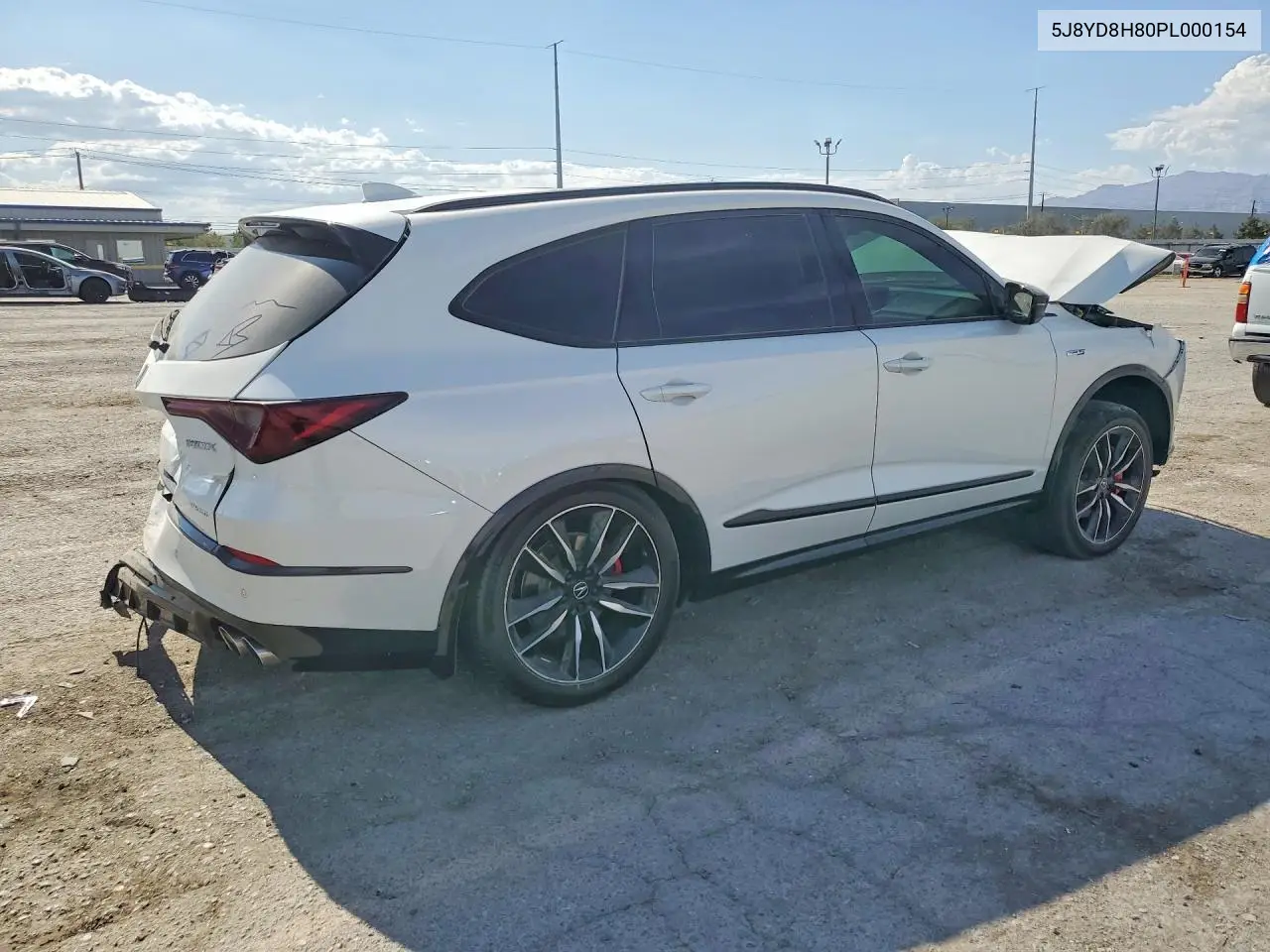 2023 Acura Mdx Type S Advance VIN: 5J8YD8H80PL000154 Lot: 61226656