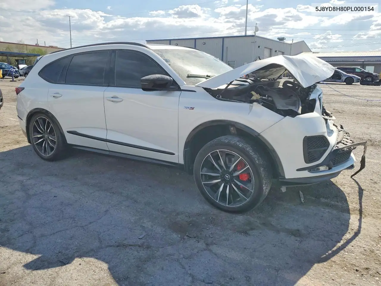 2023 Acura Mdx Type S Advance VIN: 5J8YD8H80PL000154 Lot: 61226656