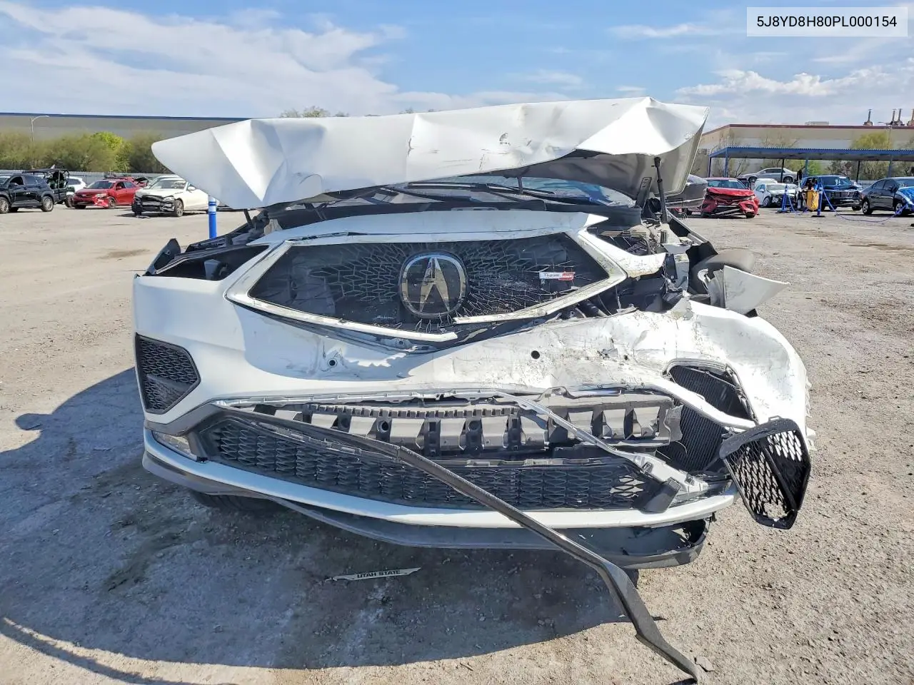 2023 Acura Mdx Type S Advance VIN: 5J8YD8H80PL000154 Lot: 61226656