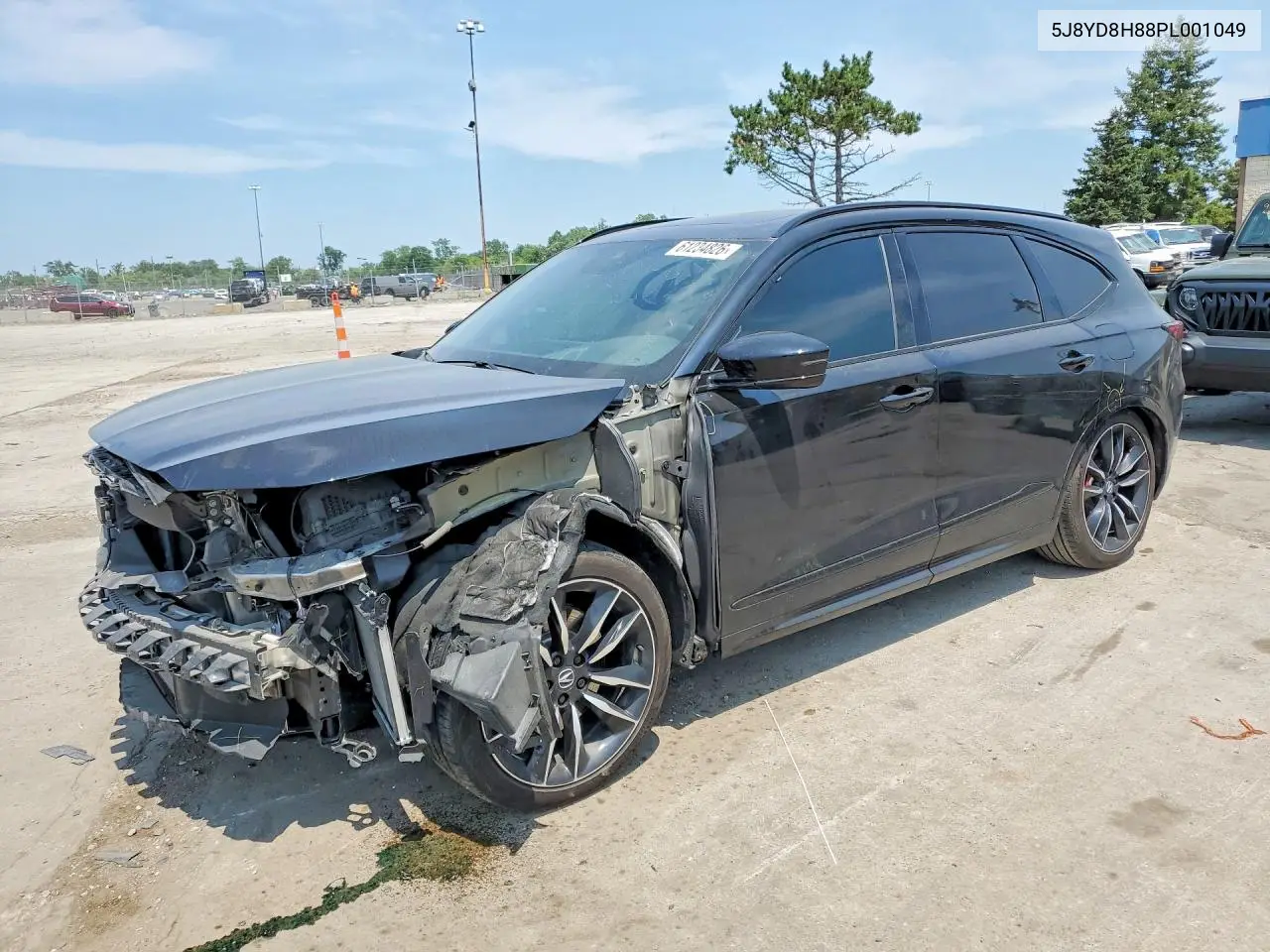 2023 Acura Mdx Type S Advance VIN: 5J8YD8H88PL001049 Lot: 61234826