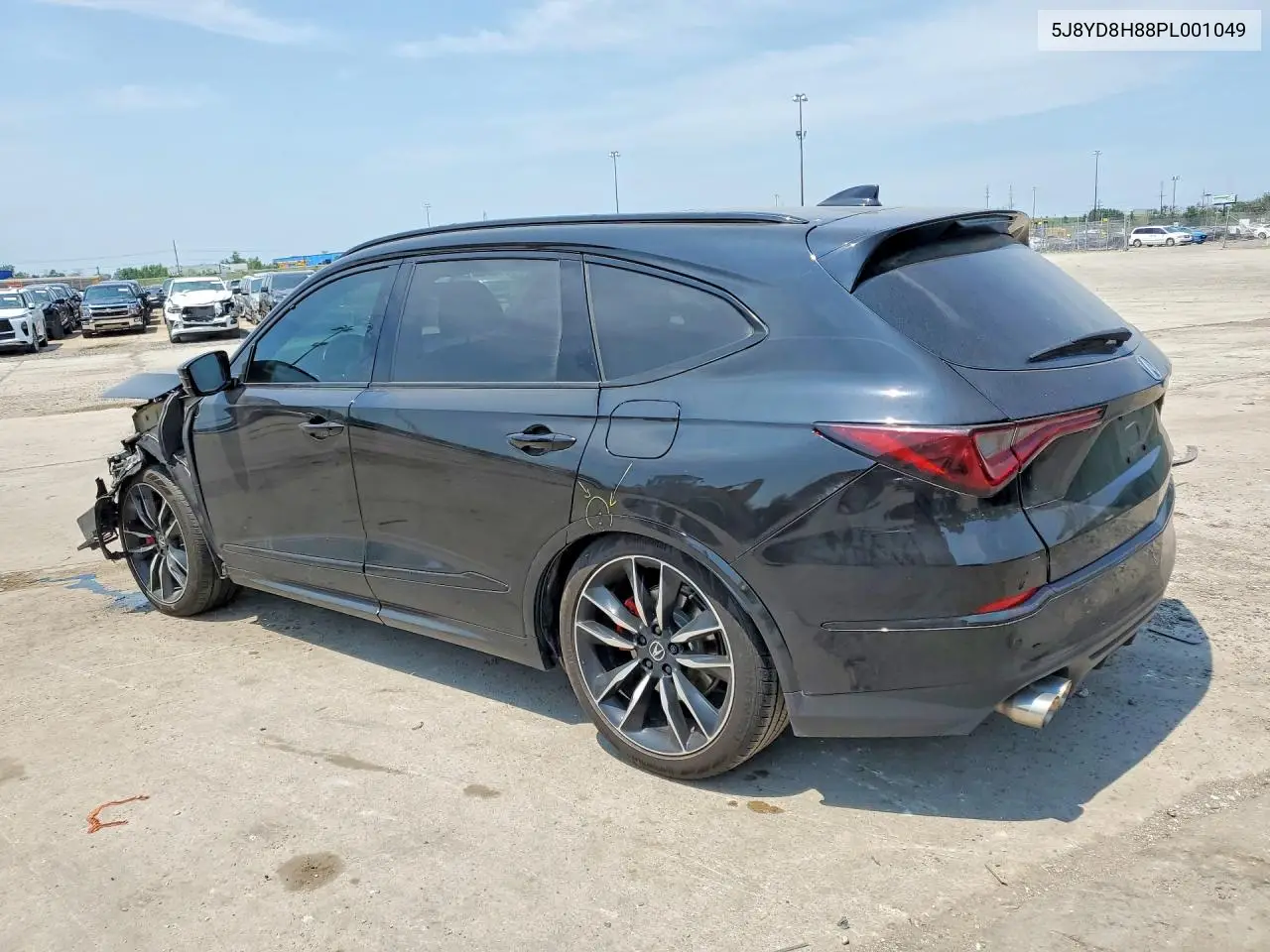 2023 Acura Mdx Type S Advance VIN: 5J8YD8H88PL001049 Lot: 61234826