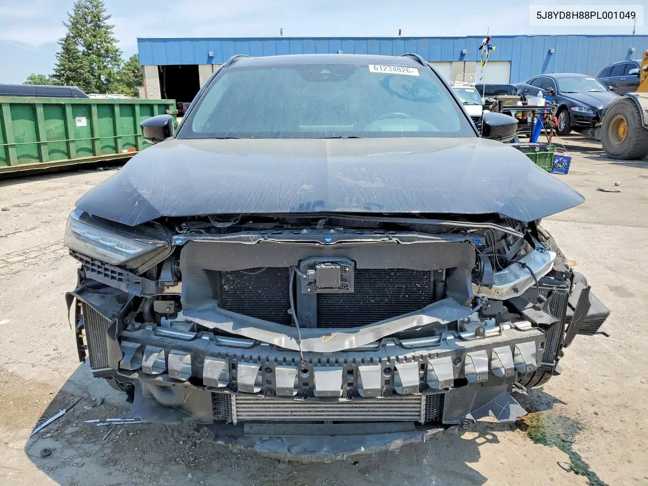 2023 Acura Mdx Type S Advance VIN: 5J8YD8H88PL001049 Lot: 61234826