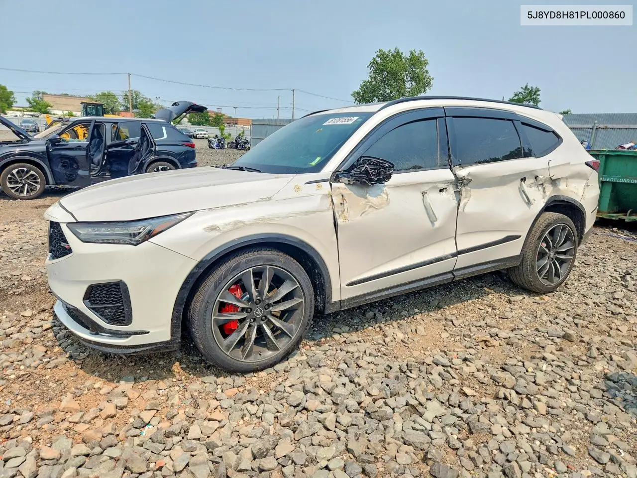 2023 Acura Mdx Type S Advance VIN: 5J8YD8H81PL000860 Lot: 61281556