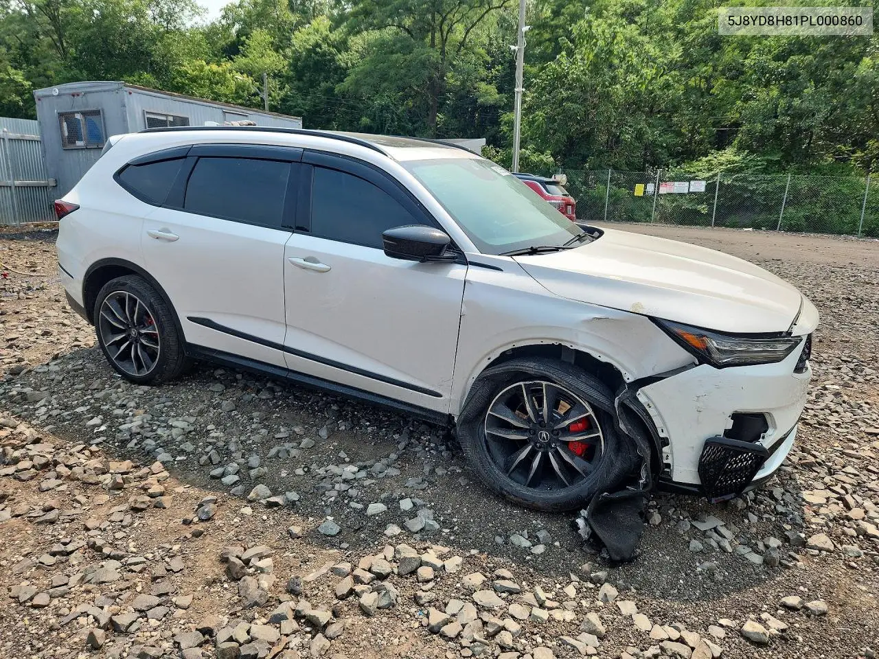 2023 Acura Mdx Type S Advance VIN: 5J8YD8H81PL000860 Lot: 61281556