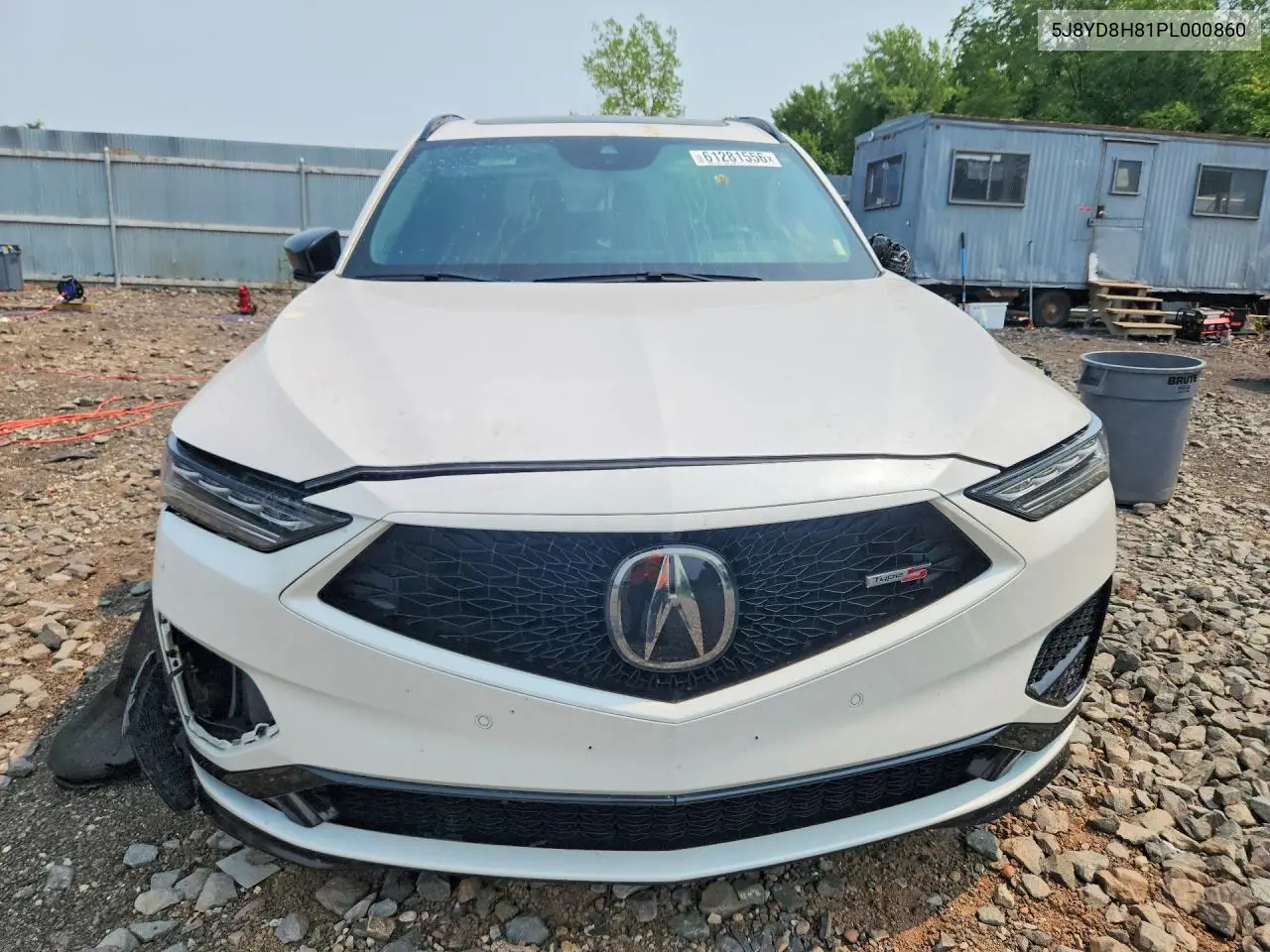 2023 Acura Mdx Type S Advance VIN: 5J8YD8H81PL000860 Lot: 61281556