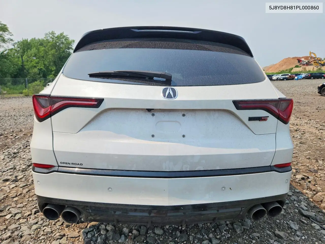 2023 Acura Mdx Type S Advance VIN: 5J8YD8H81PL000860 Lot: 61281556