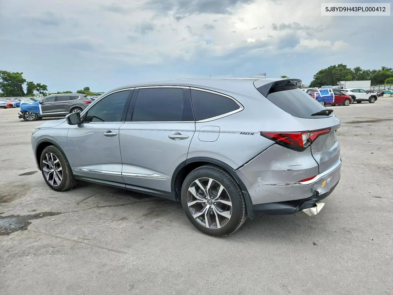 2023 Acura Mdx Technology VIN: 5J8YD9H43PL000412 Lot: 61327866