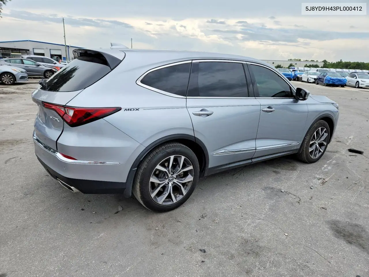 2023 Acura Mdx Technology VIN: 5J8YD9H43PL000412 Lot: 61327866